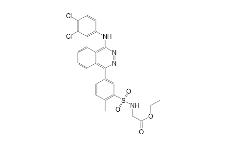 ethyl [({5-[4-(3,4-dichloroanilino)-1-phthalazinyl]-2-methylphenyl}sulfonyl)amino]acetate
