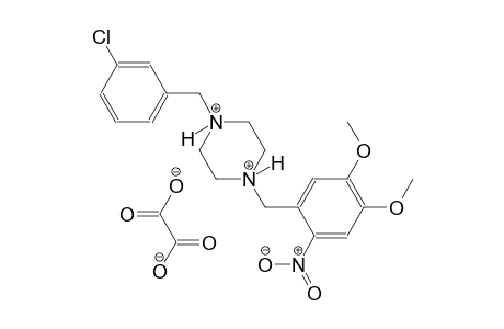 1-(3-chlorobenzyl)-4-(4,5-dimethoxy-2-nitrobenzyl)piperazinediium oxalate