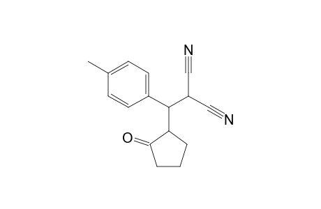 2-[(2-ketocyclopentyl)-(p-tolyl)methyl]malononitrile