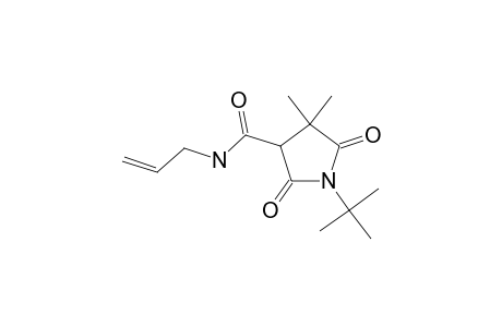 1-TERT.-BUTYL-4,4-DIMETHYL-2,5-DIOXOPYRROLIDINE-3-CARBOXYLIC-ACID-ALLYLAMIDE