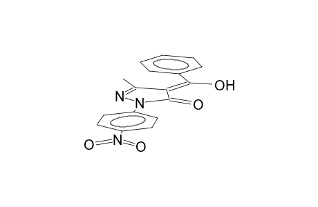 1-(4-nitrophenyl)-3-methyl-4-(alpha-hydroxybenzylidene)-2-pyrazolin-5-one