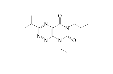 Pyrimido[5,4-e]-1,2,4-triazine-5,7(6H,8H)-dione,3-(1-methylethyl)-6,8-dipropyl-