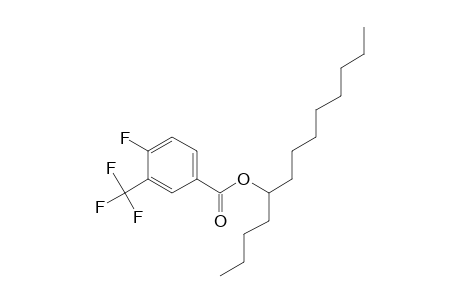 4-Fluoro-3-trifluoromethylbenzoic acid, 5-tridecyl ester