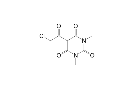 5-(2-chloranylethanoyl)-1,3-dimethyl-1,3-diazinane-2,4,6-trione