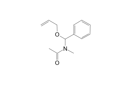 N-methyl-N-[phenyl(prop-2-enoxy)methyl]acetamide