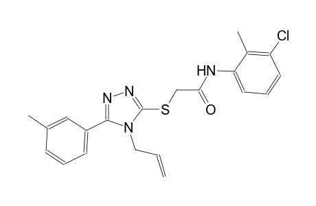 2-{[4-allyl-5-(3-methylphenyl)-4H-1,2,4-triazol-3-yl]sulfanyl}-N-(3-chloro-2-methylphenyl)acetamide