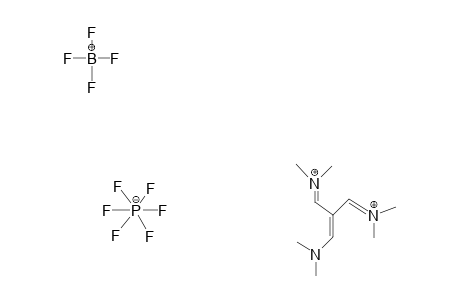 [3-dimethylamino-2-(dimethylazaniumylidenemethyl)prop-2-enylidene]-dimethylazanium hexafluorophosphate tetrafluoroborate