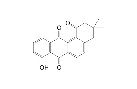 8-Hydroxy-3,3-dimethyl-3,4-dihydrobenz[a]anthracene-1-7,12(2H)-trione