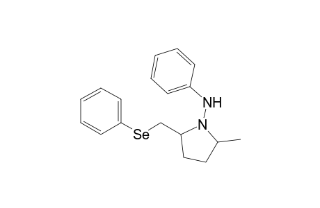 1-N-Phenyl-2-methyl-5-(phenylseleno)methyl-1-pyrrolidinamine