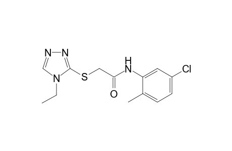 N-(5-chloro-2-methylphenyl)-2-[(4-ethyl-4H-1,2,4-triazol-3-yl)sulfanyl]acetamide