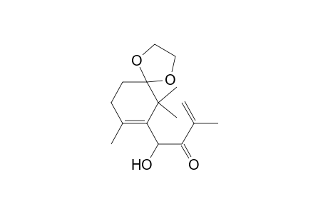 1-[5,5-(Ethylenedioxy)-2,6,6-trimethyl-1-cyclohexenyl]-1-hydroxy-3-methyl-3-buten-2-one