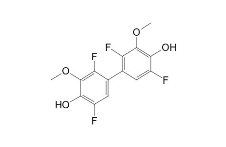 2,2',5,5'-Tetrafluoro-3,3'-dimethoxy[1,1'-biphenyl]-4,4'-diol