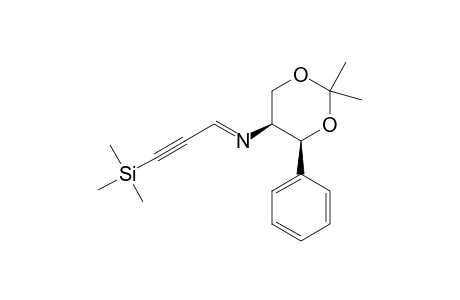 2,2-Dimethyl-4-phenyl-N-{3'-(trimethylsilanyl)prop-2'-yn-1'-ylidene]-1,3-dioxan-5-amine