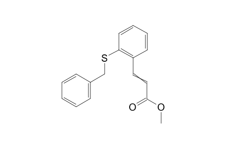 Methyl 3-[2-(benzylthio)phenyl]propenoate