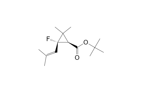 Cyclopropanecarboxylic acid, 2-fluoro-3,3-dimethyl-2-(2-methyl-1-propenyl)-, 1,1-dimethylethyl ester, cis-(.+-.)-