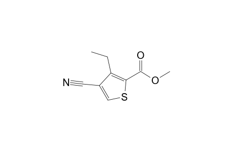 Methyl 4-cyano-3-ethylthiophene-2-carboxylate