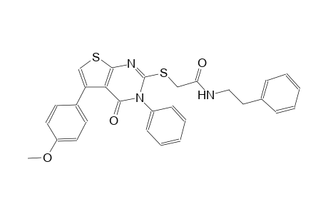 acetamide, 2-[[3,4-dihydro-5-(4-methoxyphenyl)-4-oxo-3-phenylthieno[2,3-d]pyrimidin-2-yl]thio]-N-(2-phenylethyl)-