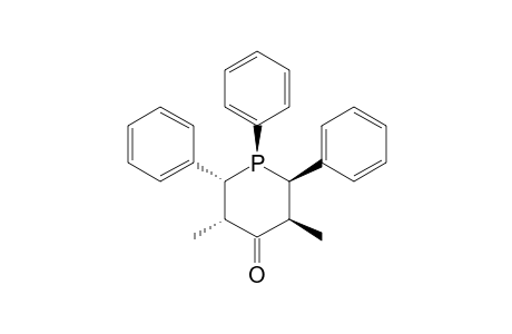 R-1,TRANS-2(E),6(E)-TRIPHENYL-CIS-3(E),5(E)-DIMETHYL-4-PHOSPHORINANONE