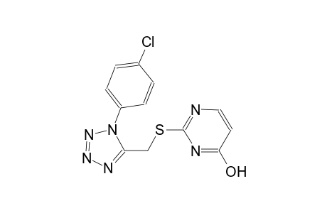 4-pyrimidinol, 2-[[[1-(4-chlorophenyl)-1H-tetrazol-5-yl]methyl]thio]-