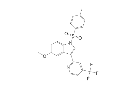 4-TRIFLUOROMETHYL-2-[3'-(N-TOLUENESULFONYL-5'-METHOXYINDOLYL)]-PYRIDINE