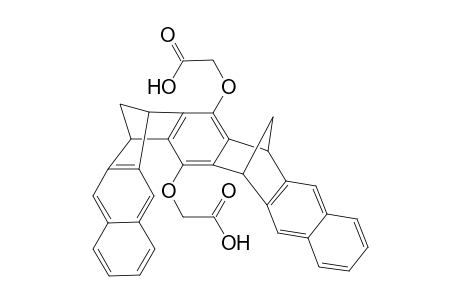 7,16-Bis(carboxymethyloxy)-para-bis(naphthocycloheptano]benzene