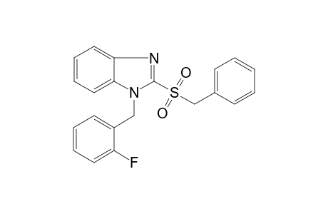 1H-Benzoimidazole, 1-(2-fluorobenzyl)-2-phenylmethanesulfonyl-