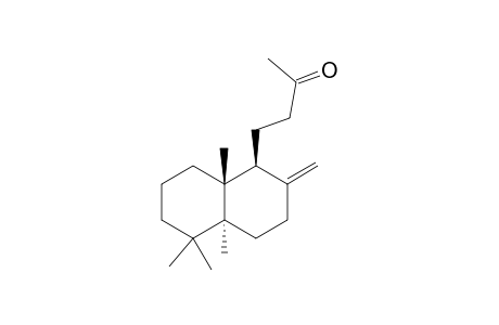 4-[(1S,4aS,8aR)-4a,5,5,8a-tetramethyl-2-methylene-decalin-1-yl]butan-2-one