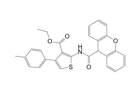 ethyl 4-(4-methylphenyl)-2-[(9H-xanthen-9-ylcarbonyl)amino]-3-thiophenecarboxylate