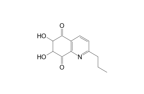 5,8-Dioxo-6,7-dihydroxy-2-propyl-5,6,7,8-tetrahydroquinoline