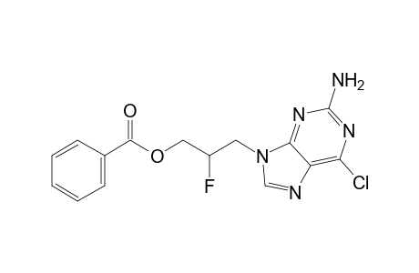 2-Amino-9-[3'-(benzoyloxy)-2'-fluoropropyl]-6-chloropurine