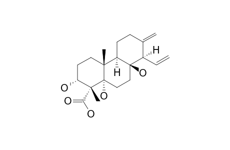 3-ALPHA,5-ALPHA,8-BETA-TRIHYDROXY-CLEISTANTH-13(17),15-DIEN-18-OIC-ACID