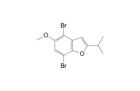 Benzofuran, 4,7-dibromo-2-isopropyl-5-methoxy-