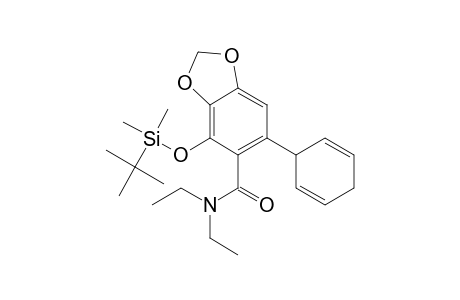 1,3-Benzodioxole-5-carboxamide, 6-(2,5-cyclohexadien-1-yl)-4-[[(1,1-dimethylethyl)dimethylsilyl]oxy]-N,N-diethyl-