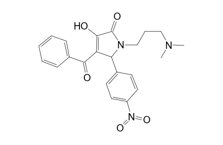 4-Benzoyl-1-(3-dimethylamino-propyl)-3-hydroxy-5-(4-nitro-phenyl)-1,5-dihydro-pyrrol-2-one