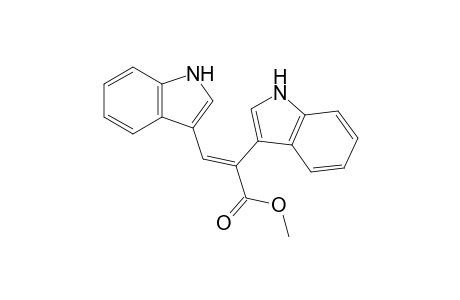 (E)-2,3-Bis-(1H-indol-3-yl)-acrylic acid methyl ester