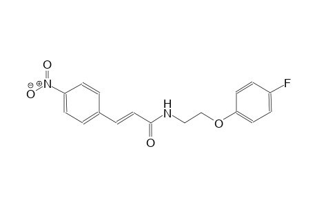 2-propenamide, N-[2-(4-fluorophenoxy)ethyl]-3-(4-nitrophenyl)-, (2E)-