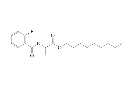 L-Alanine, N-(2-fluorobenzoyl)-, nonyl ester