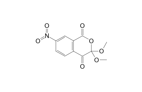 2,3-Dihydro-3,3-dimethoxy-7-nitro-2-oxanaphthoquinone