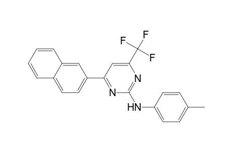 4-(2-naphthyl)-N-(p-tolyl)-6-(trifluoromethyl)pyrimidin-2-amine