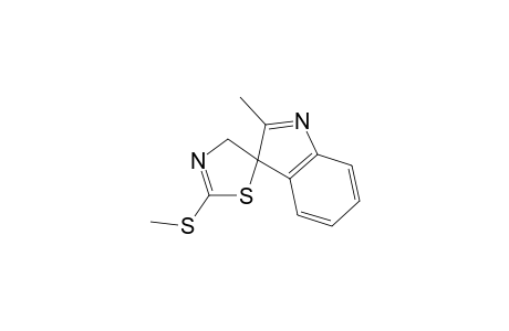2-Methyl-2'-methylthiospiro[indole-3,4'-1'-aza-3'-thiazole]
