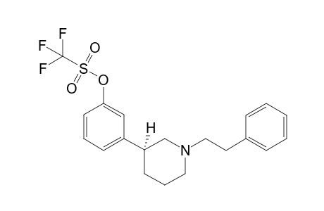(S)-(-)-Trifluoromethanesulfonic acid 3-[1-(Phenylethyl)piperodin-3-yl]phenyl ester