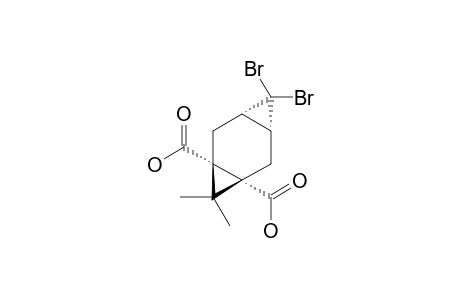 (1-ALPHA,3-BETA,5-BETA,7-ALPHA)-4,4-DIBrOMO-8,8-DIMETHYLTRICYClO-[5.1.0.0]-OCTANE-1,7-DICARBOXYLIC-ACID