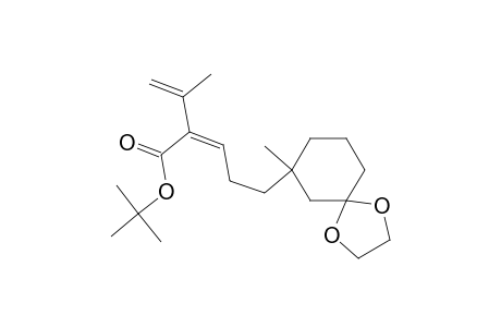 1,1-Dimethylethyl (Z)-2-(1-Methylethenyl)-5-(7-methyl-1,4-dioxaspiro[4.5]dec-7-yl)-2-pentenoate