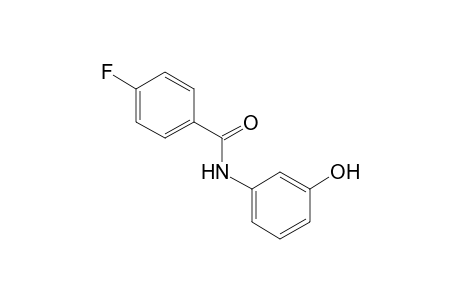 4-Fluoro-N-(3-hydroxyphenyl)benzamide