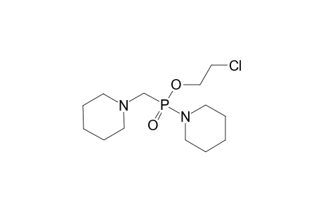 1-[[2-chloroethoxy(1-piperidinyl)phosphoryl]methyl]piperidine