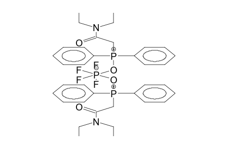 CIS-TETRAFLUOROBIS[DIPHENYL(N,N-DIETHYLCARBAMOYLMETHYL)PHOSPHINOXIDE]PHOSPHONIUM COMPLEX CATION