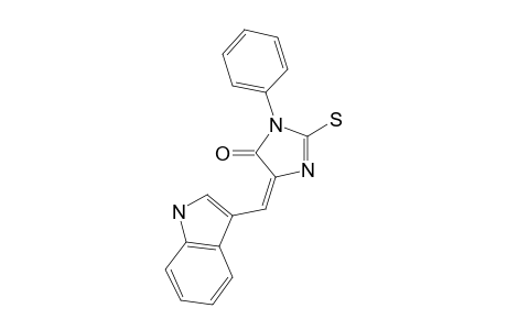 5-(1H-Indol-3-ylmethylidene)-3-phenyl-2-sulfanylimidazol-4-one