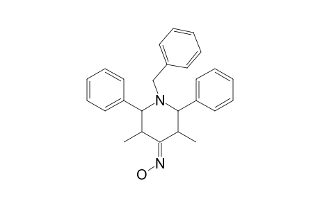 1-BENZYL-3,5-DIMETHYL-2,6-DIPHENYL-PIPERIDIN-4-ONE-OXIME