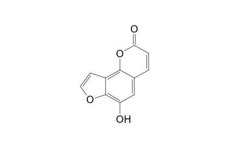 6-hydroxy-2H-furo[2,3-h]-1-benzopyran-2-one