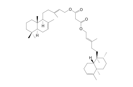 7,13-E-LABDADIEN-15-YL_AND_ENT-3,13-E-CLERODADIEN-15-YL_MALONIC_ACID_DIESTER